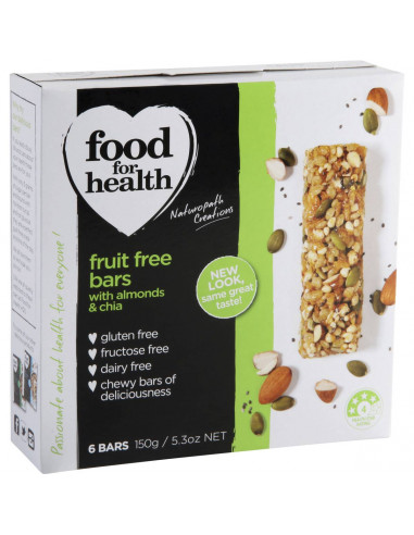 Food For Health Bars Fruit Free 150g