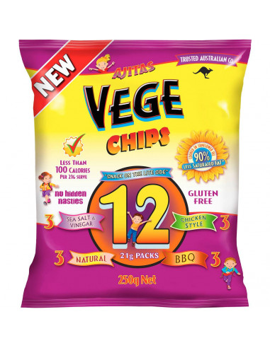 Vege Chips Multi 12 Pack 250g