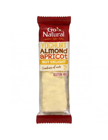 Go Natural Bars Yoghurt Coated Almond & Apricot 40g