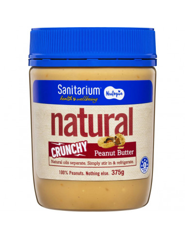 Sanitarium Peanut Butter Crunchy Natural 375g