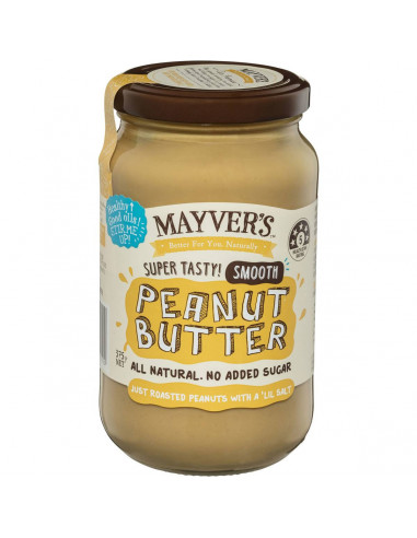Mayver's Smooth Peanut Butter 375g