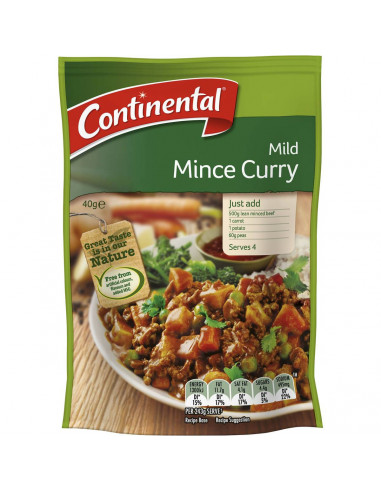 Continental Recipe Base Mild Mince Curry 40g