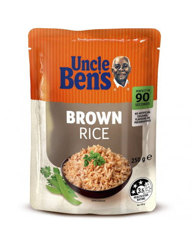 Uncle Bens Brown Rice 250g