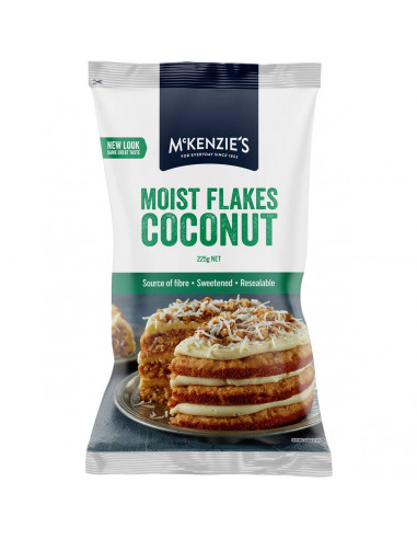 Mckenzie's Coconut Moist Flakes 225g