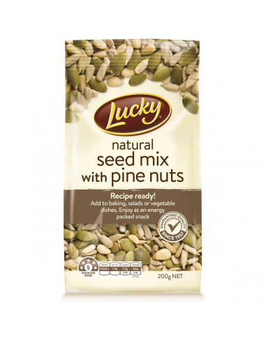 Lucky Natural Seed Mix With Pine Nuts 200g
