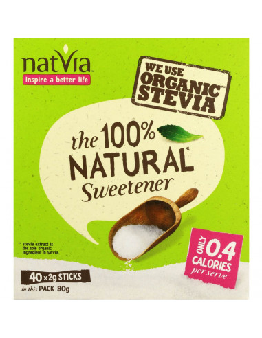 Natvia Sweetener Sticks 40 pack