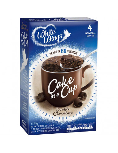 White Wings Cake In A Cup Double Chocolate 220g