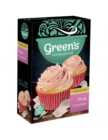 Green's Pink Cupcakes Mix 490g