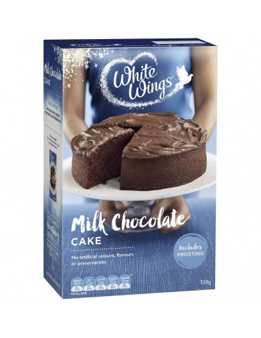White Wings Cake Mix Milk Chocolate 530g