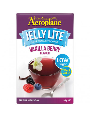 Aeroplane Jelly Lite Vanilla Berry 2x9g