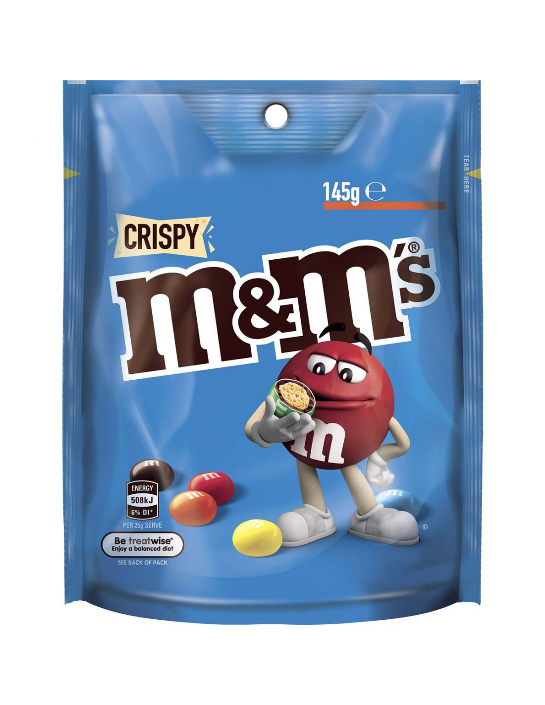 M&m's Crispy 145g bag  Ally's Basket - Direct from Australia