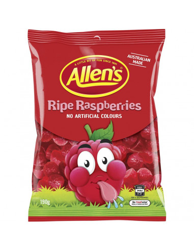 Allen's Ripe Raspberries 190g bag