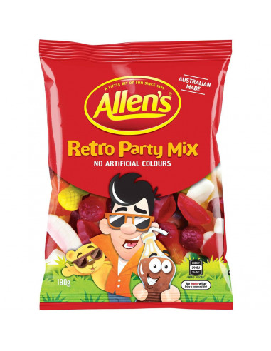 Allen's Party Mix Retro 190g bag