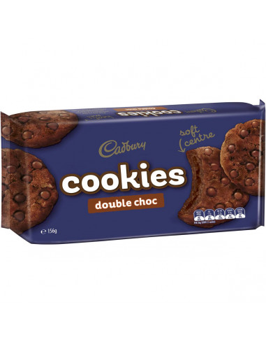 Cadbury Cookie Soft Double Choc 156g