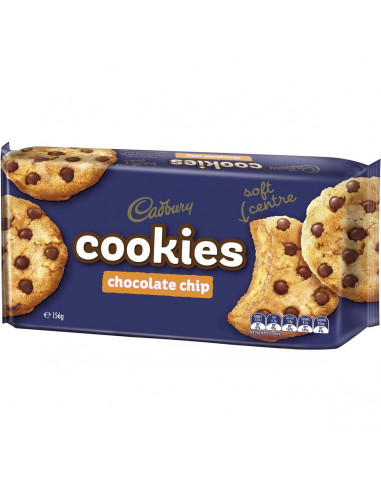 Cadbury Cookie Soft Choc Chip 156g