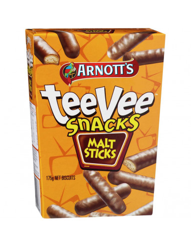 Arnott's Tee Vee Snacks Malt Sticks 175g