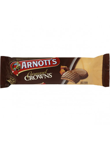 Arnott's Chocolate Caramel Crowns 200g