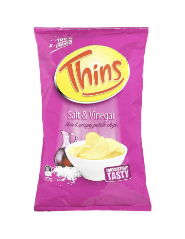 Thins Chips Share Pack Salt & Vinegar 175g