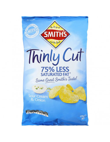 Smith's Chips Share Pack Sour Cream & Onion 175g