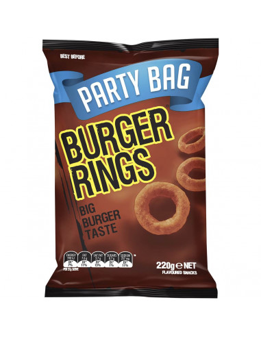 Burger Rings Party Bag  220g