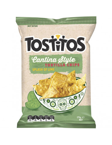 Tostitos Tortilla Chips With A Splash Of Lime 175g