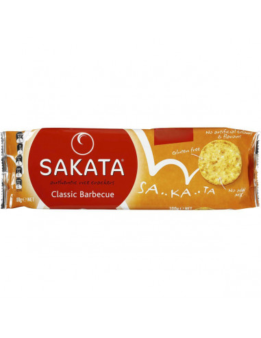 Sakata Rice Crackers Classic Bbq 100g
