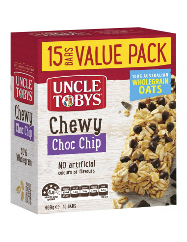 Uncle Tobys Muesli Bars Choc Chip 15 pack