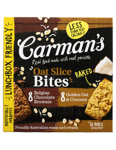 Carman's Oat Slice Bites Variety Pack 320g