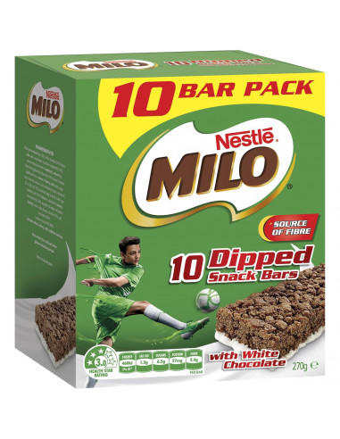 Nestle Milo Snack Bars With Milk 270g