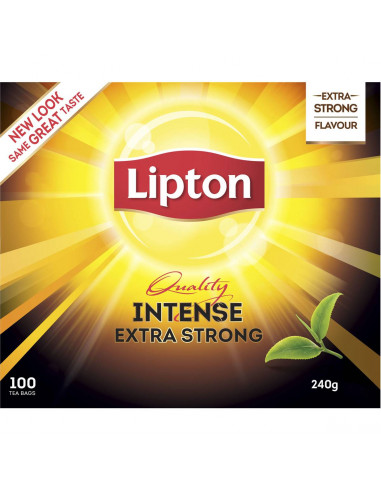 Lipton Quality Black Leaf Tea Intense 100pk 240g
