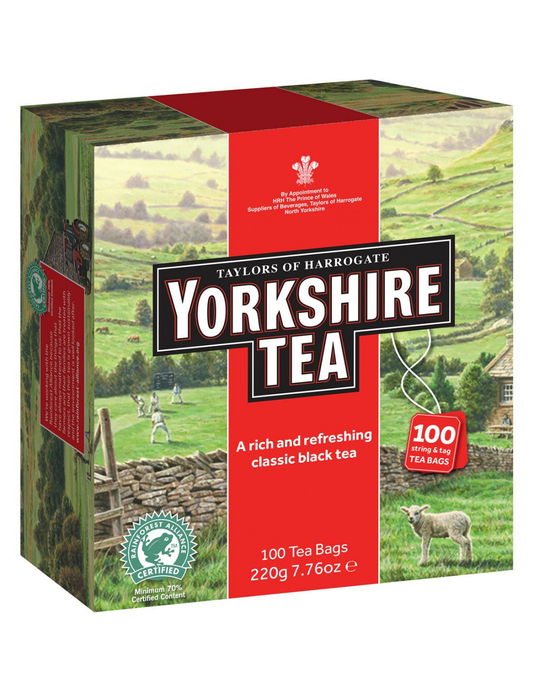 Yorkshire Tea 100 tea bags – Taylor's Croft