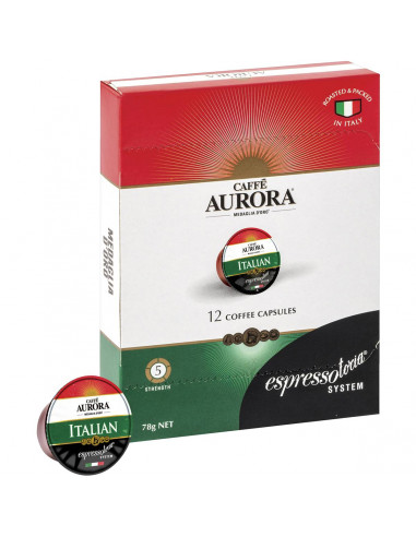 Espressotoria Aurora Coffee Italian Coffee Capsules 100g