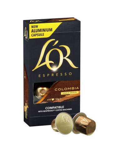 L'or Espresso Colombia Coffee Capsule Compatible With Nespresso 10 pack