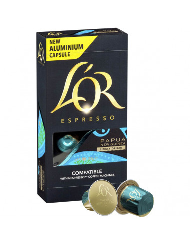 L'or Espresso Papua Coffee Capsule Compatible With Nespresso 10 pack