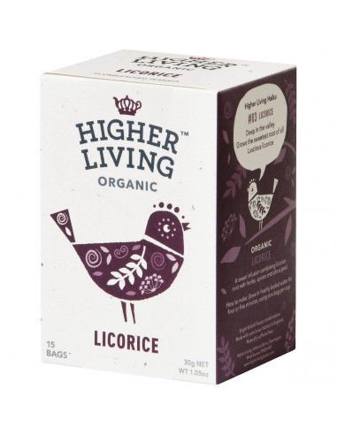 Higher Living Licorice Tea Bags 15 pack