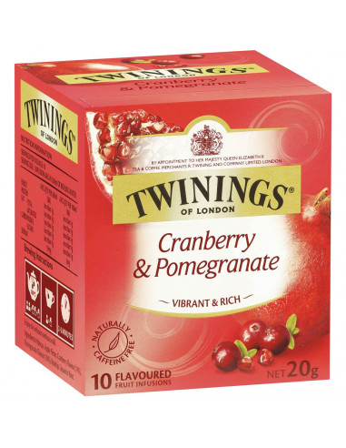 Twinings Cranberry Pomegranate Tea Bags 10pk 20g