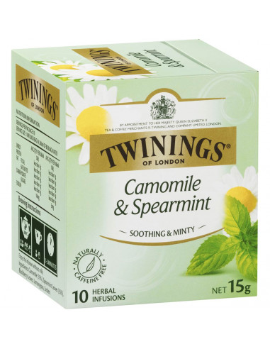 Twinings Camomile & Spearmint Tea Bags 10pk 15g