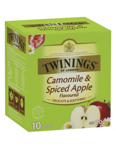 Twinings Spiced Apple Infused Camomile Tea Bags 10pk