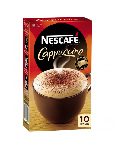 Nescafe Coffee Sachets Cappuccino 10 pack