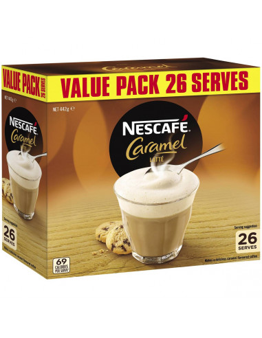 Nescafe Coffee Sachets Caramel Latte 26pk