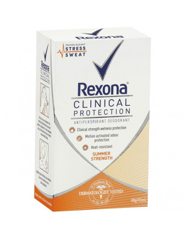 Rexona Women Clinical Protection Antiperspirant Deodorant Summer Strength 45ml