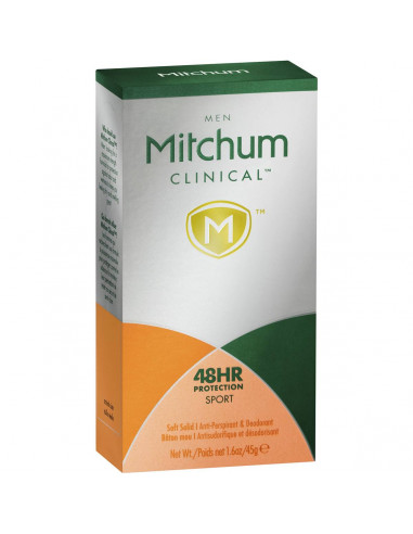 Mitchum Clinical 8 Hour Sport For Men Antiperspirant & Deodorant 45g