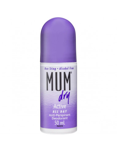 Mum Dry Anti Perspirant Deodorant Dry Active All Day 50ml