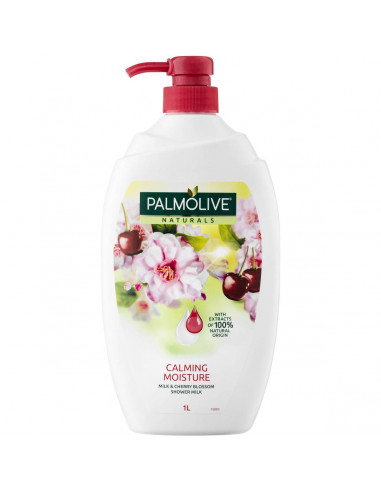 Palmolive Naturals Body Wash Milk & Cherry Blossom 1l