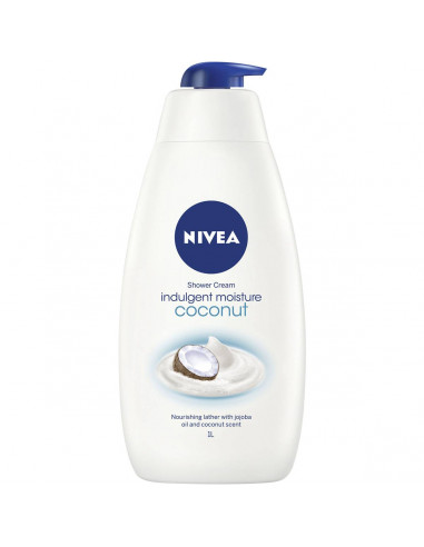 Nivea Shower Cream Indulgent Moisture Coconut 1l