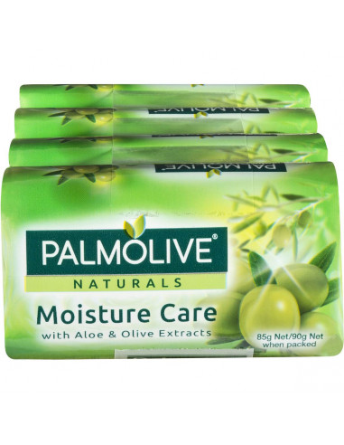 Palmolive Soap Bar Aloe & Olive 4pk