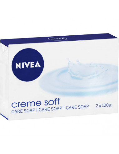 Nivea Creme Soft Soap Bar 2x100g