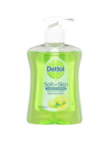 Dettol Liquid Hand Wash Pump Lemon & Lime 250ml