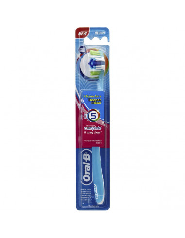 Oral-b Complete 5 Way Clean Toothbrush Med 1pk