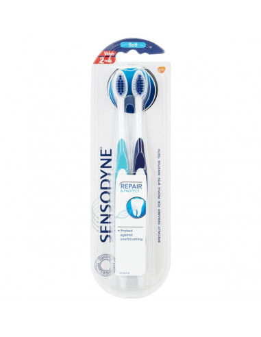 Sensodyne Sensitive Teeth Repair And Protect Toothbrush 2 pack